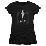 Elvis Presley Just Cool Junior Women's Sheer T-Shirt Black