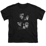 Elvis Presley Faces Youth T-Shirt Black