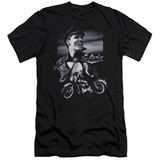 Elvis Presley Motorcycle Adult 30/1 T-Shirt Black