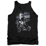 Elvis Presley Motorcycle Adult Tank Top T-Shirt Black