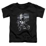 Elvis Presley Motorcycle Toddler T-Shirt Black
