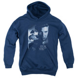 Elvis Presley Reverent Youth Pullover Hoodie Sweatshirt Navy