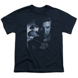 Elvis Presley Reverent Youth T-Shirt Navy