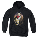 Elvis Presley Red Scarf 2 Youth Pullover Hoodie Sweatshirt Black