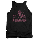 Elvis Presley The King Adult Tank Top T-Shirt Black