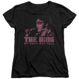 Elvis Presley The King Women's T-Shirt Black