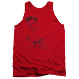 Elvis Presley On The Range Adult Tank Top T-Shirt Red