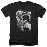 Elvis Presley International Hotel Adult Heather T-Shirt Black