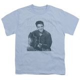 Elvis Presley Repeat Youth T-Shirt Light Blue