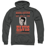 Elvis Presley Buffalo 1956 Adult Pullover Hoodie Sweatshirt Charcoal