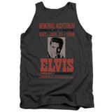 Elvis Presley Buffalo 1956 Adult Tank Top T-Shirt Charcoal