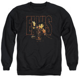 Elvis Presley Take My Hand Adult Crewneck Sweatshirt Black