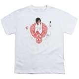 Elvis Presley Red Pheonix Youth T-Shirt White