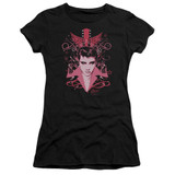 Elvis Presley Let's Face It Junior Women's Sheer T-Shirt Black