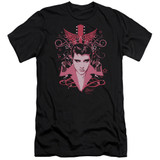 Elvis Presley Let's Face It Premuim Canvas Adult Slim Fit T-Shirt Black