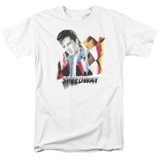 Elvis Presley Speedway Adult 18/1 T-Shirt White