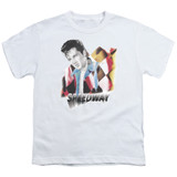 Elvis Presley Speedway Youth T-Shirt White