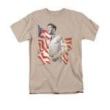 Elvis Presley Freedom Adult 18/1 T-Shirt Sand