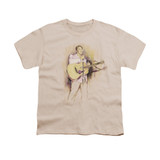 Elvis Presley I Was The One Youth T-Shirt Cream