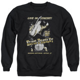 Elvis Presley Live In Buffalo Adult Crewneck Sweatshirt Black