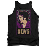 Elvis Presley Elvis Is Adult Tank Top T-Shirt Black