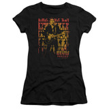 Elvis Presley Comeback Spotlight Junior Women's Sheer T-Shirt Black