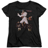 Elvis Presley Hit The Lights Women's T-Shirt Black