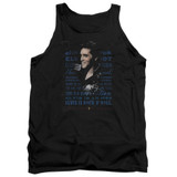 Elvis Presley Icon Adult Tank Top T-Shirt Black