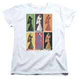 Elvis Presley Retro Boxes Women's T-Shirt White