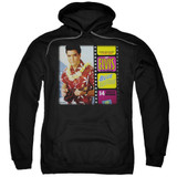 Elvis Presley Blue Hawaii Album Adult Pullover Hoodie Sweatshirt Black