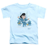 Elvis Presley Jailhouse Rocker Toddler T-Shirt Light Blue
