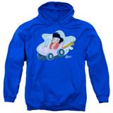 Elvis Presley Speedway Adult Pullover Hoodie Sweatshirt Royal Blue
