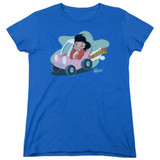 Elvis Presley Speedway Women's T-Shirt Royal Blue