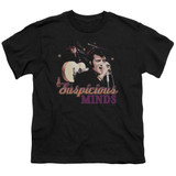 Elvis Presley Suspicious Minds Youth T-Shirt Black
