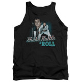 Elvis Presley Shake Rattle And Roll Adult Tank Top T-Shirt Black