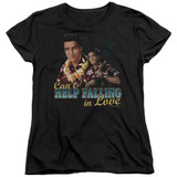 Elvis Presley Cant Help Falling Women's T-Shirt Black