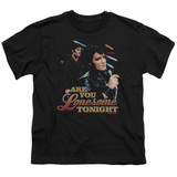 Elvis Presley Are You Lonesome Youth T-Shirt Black