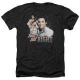 Elvis Presley That's All Right Adult Heather T-Shirt Black