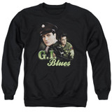 Elvis Presley G I Blues Adult Crewneck Sweatshirt Black