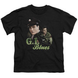 Elvis Presley G I Blues Youth T-Shirt Black