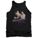 Elvis Presley Heartbreak Hotel Adult Tank Top T-Shirt Black