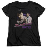 Elvis Presley Heartbreak Hotel Women's T-Shirt Black