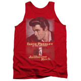 Elvis Presley Jailhouse Rock Poster Adult Tank Top T-Shirt Red