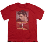 Elvis Presley Jailhouse Rock Poster Youth T-Shirt Red