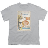 Elvis Presley World Fair Poster Youth T-Shirt Silver
