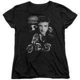 Elvis Presley The King Rides Again Women's T-Shirt Black