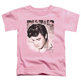Elvis Presley Star Light Toddler T-Shirt Pink