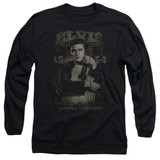 Elvis Presley 1954 Adult Long Sleeve T-Shirt Black