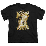 Elvis Presley The King Classic Youth T-Shirt Black