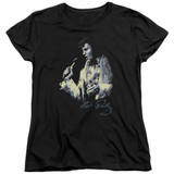 Elvis Presley Painted King Classic Women's T-Shirt Black